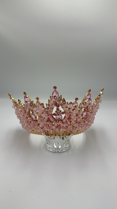 Rose Quartz Tiara MQ Style 17