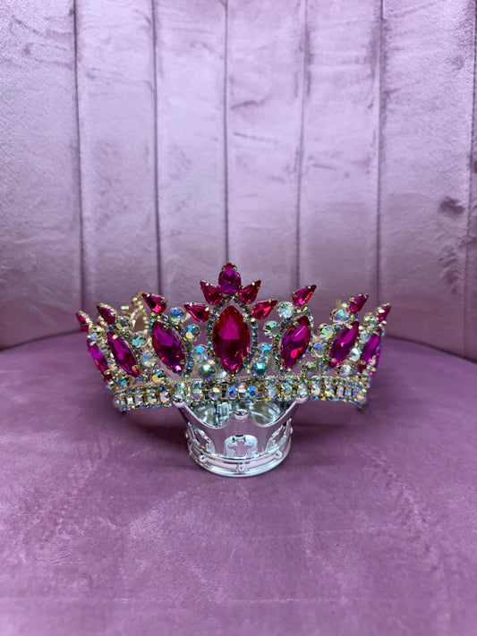 Pink Ruby Tiara MQ style 5