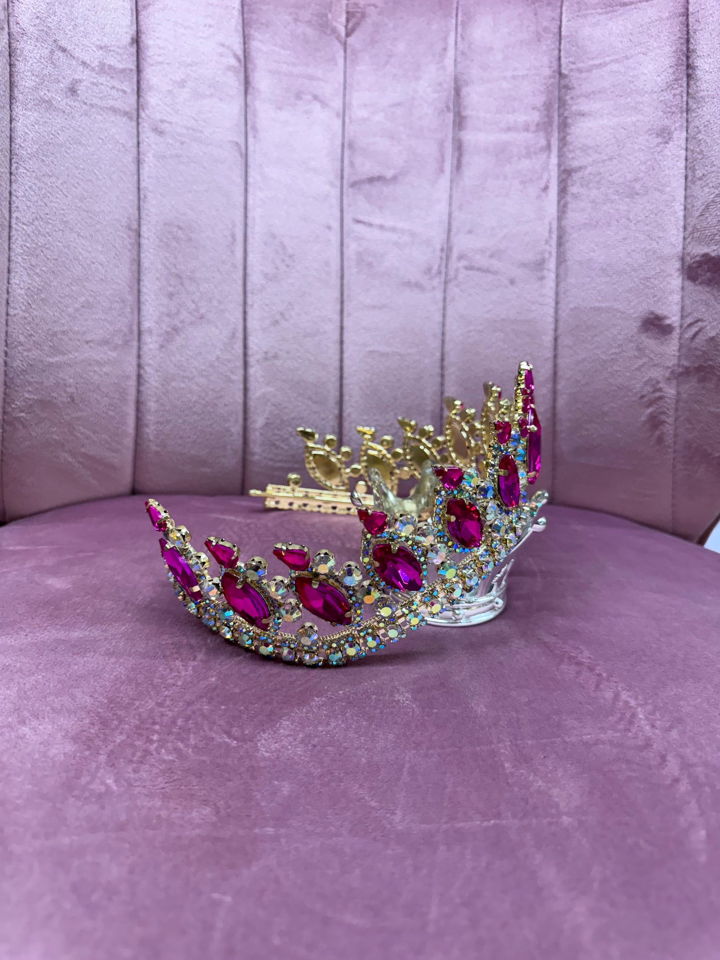 Pink Ruby Tiara MQ style 5